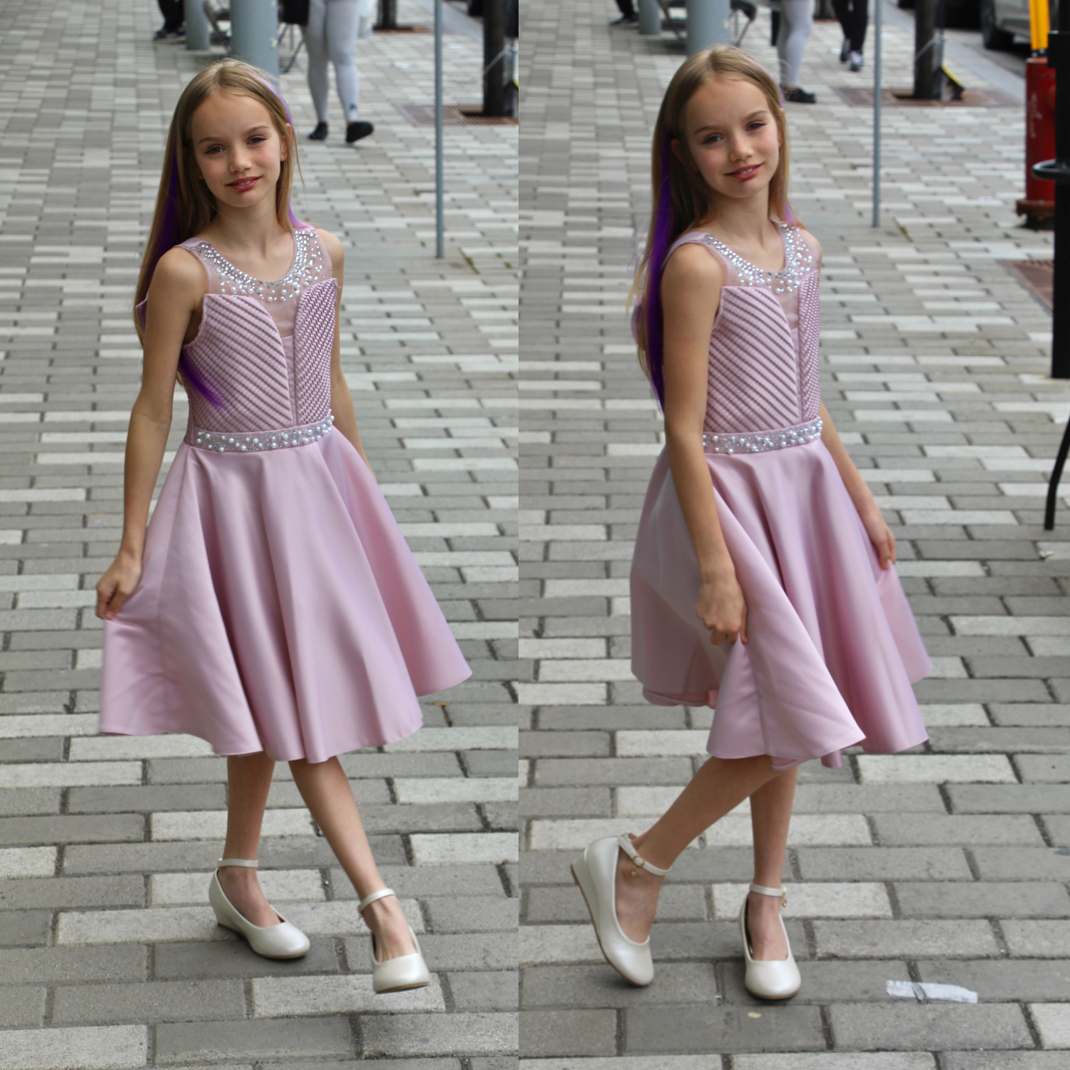 Blossoms Fairy Girls Formal Dress-4