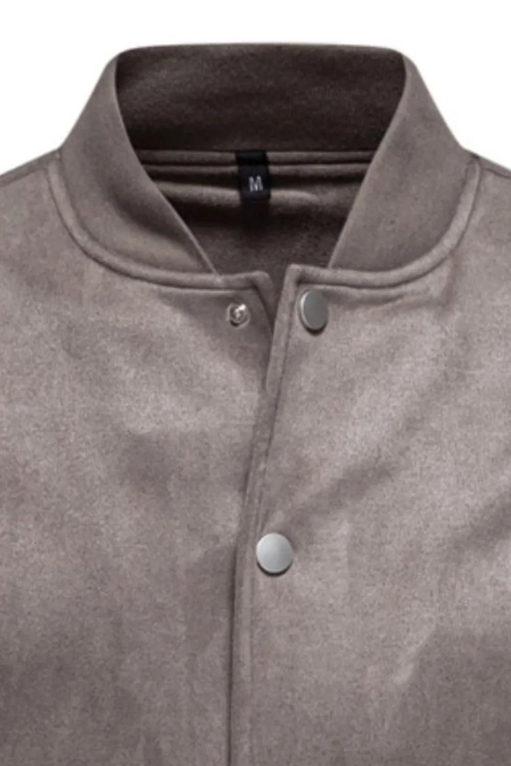 Men's Baseball Collar Snap Down Jacket - Farnelli