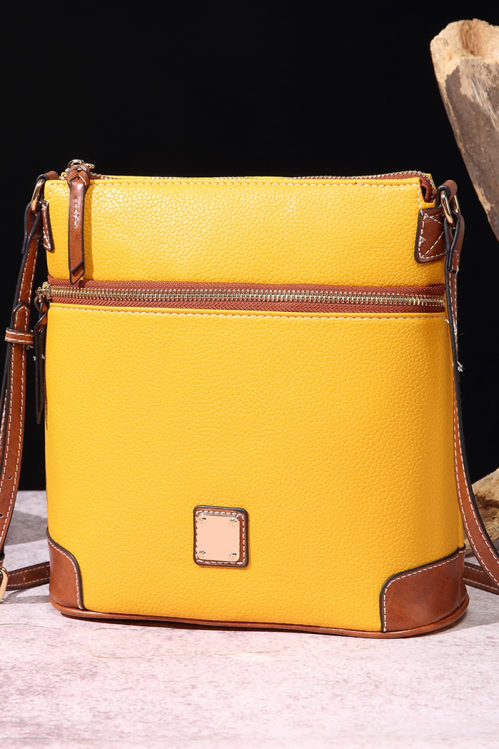 PU Leather Crossbody Bag - Farnelli