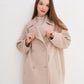 Kyoto Midi Cashmere Wool Blend Coat