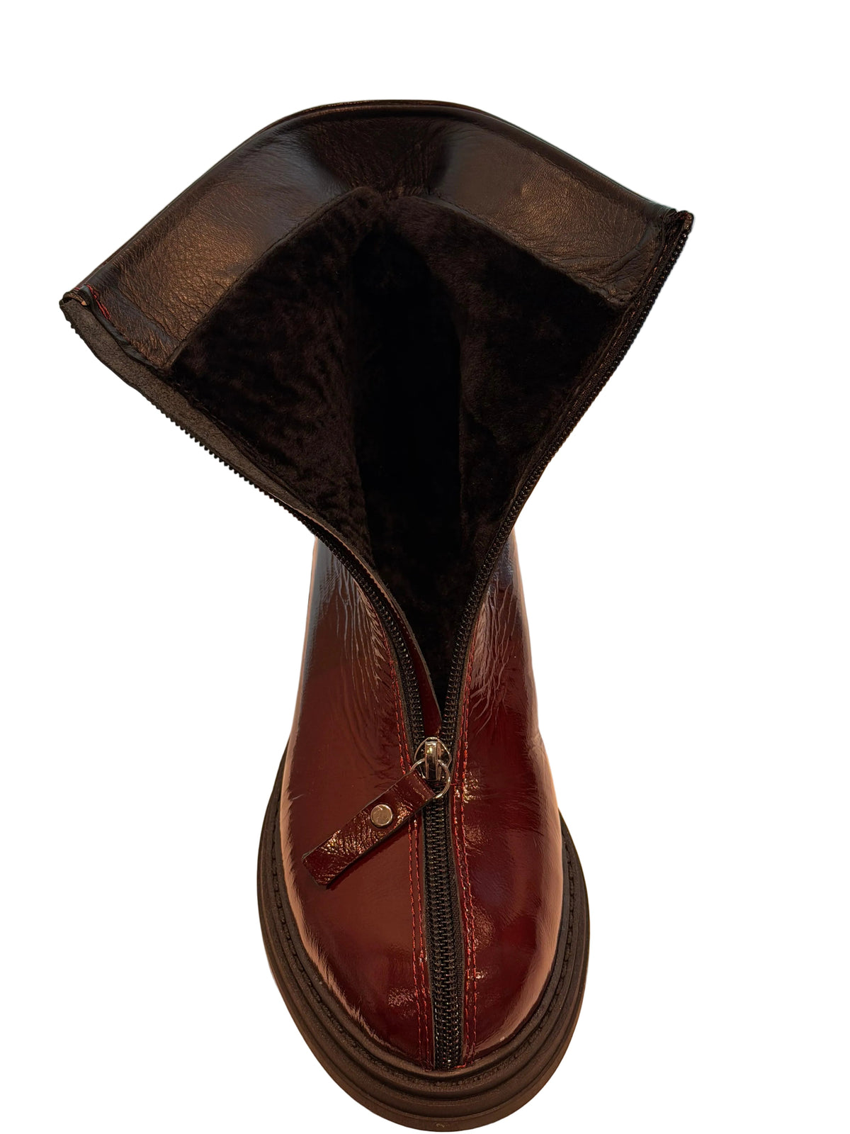 Alaska® Outerwear Company Bordeaux leather zip boots, stylish shoes with side zippers and sleek finish, perfect for casual wear