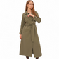 Jackie Trench Coat in Olive