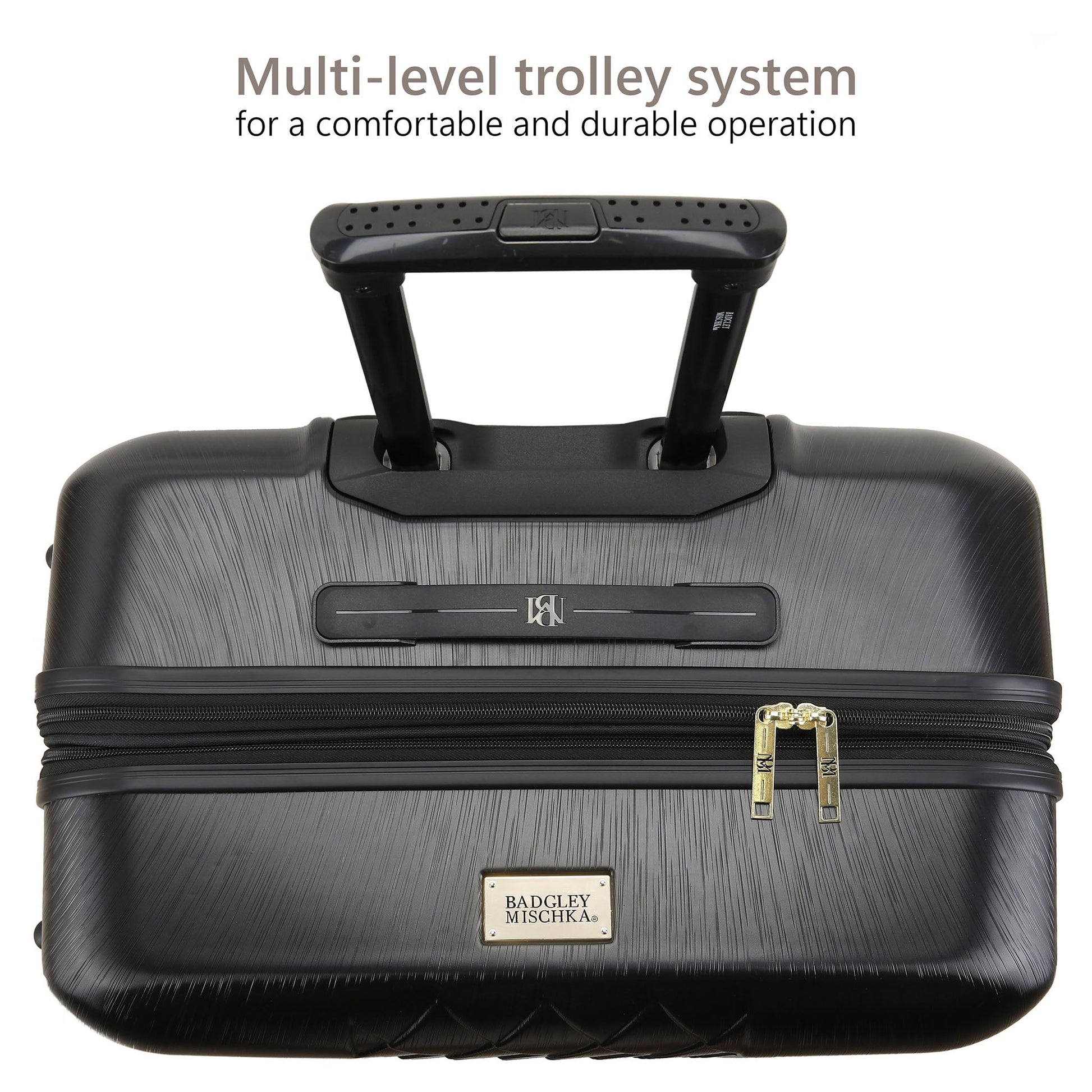 Diamond 3 Piece Expandable Chic Luggage Set-4