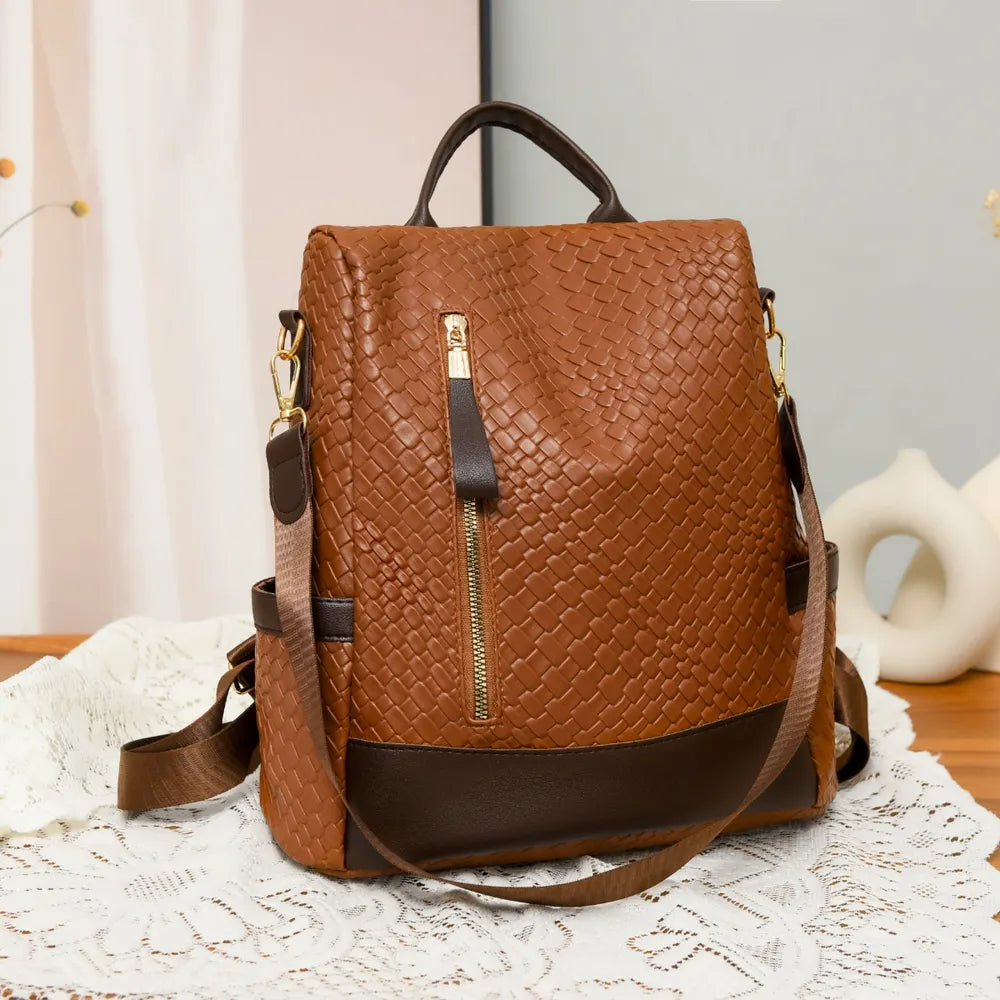 PU Leather Backpack Bag - Farnelli