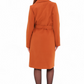Windsor Classic Wraparound Cashmere Blend Overcoat in Cinnamon
