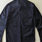 Men's Plus Size Striped Button Up Denim Shirt - Farnelli