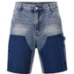 Men's Washed Cargo Denim Shorts - Farnelli