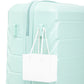 HouseOfZazla 3-piece spinner wheel luggage set with combination locks in matching sizes