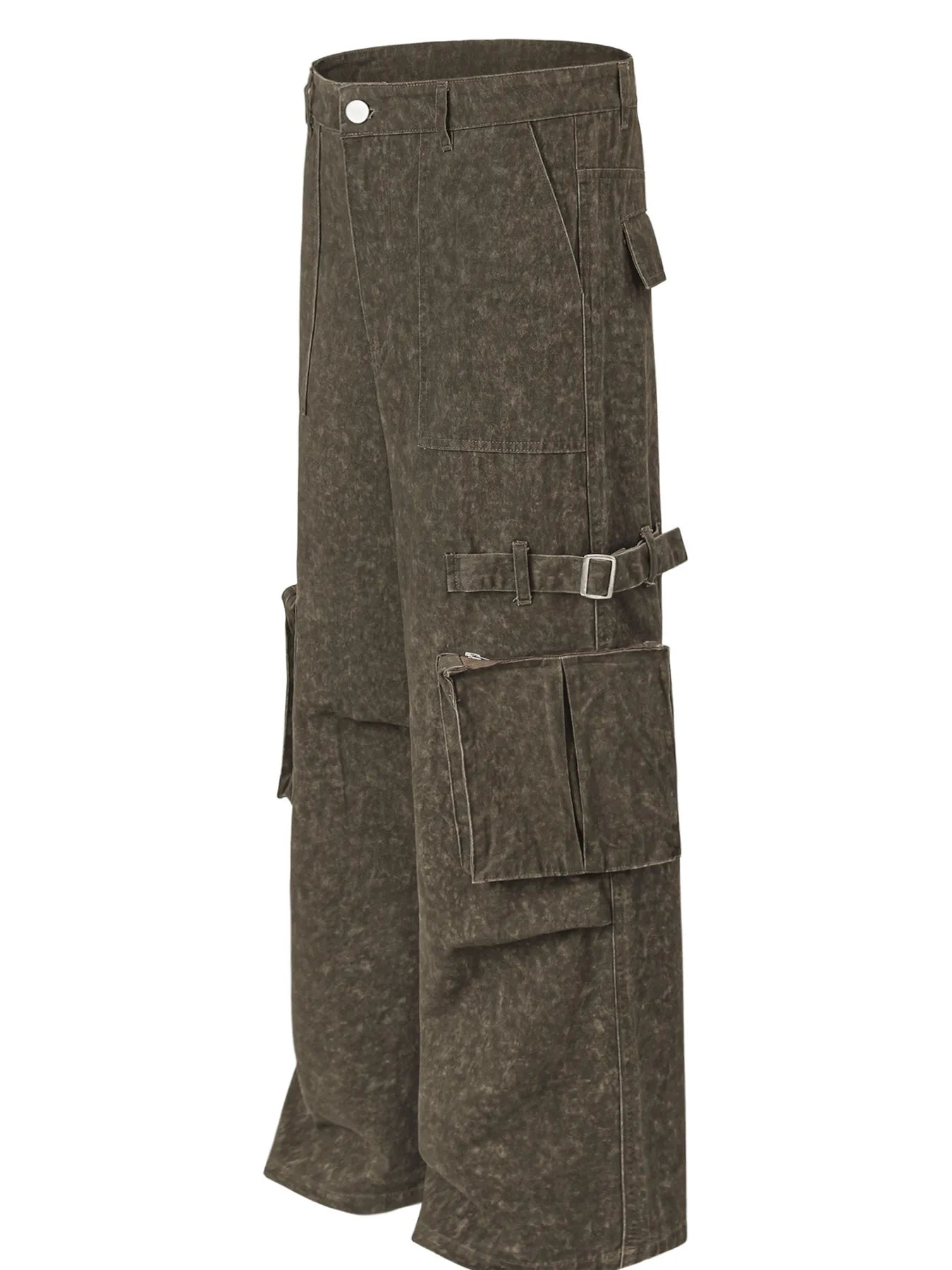Men's Wide Leg Cargo Jeans - Farnelli