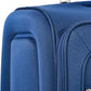 HouseOfZazla expandable softside luggage 3-piece set with spinner wheels in multiple colors