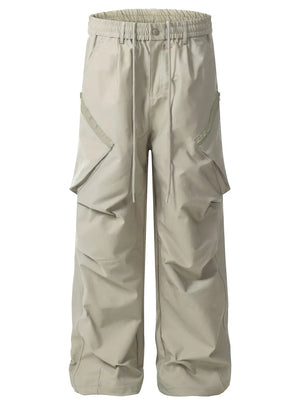Men's Cargo Straight Pants with Multiple Pockets - Farnelli