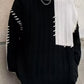 Men's Color Block Round Neck Sweater - Farnelli