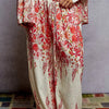 POL Floral Printed Woven Wide Leg Drawstring Pants - IVORY/PINK FLORAL