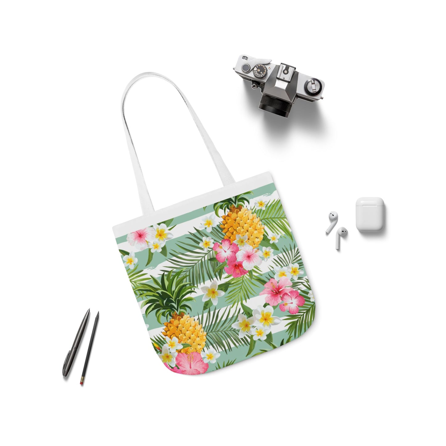 Tropical Canvas Tote Bag