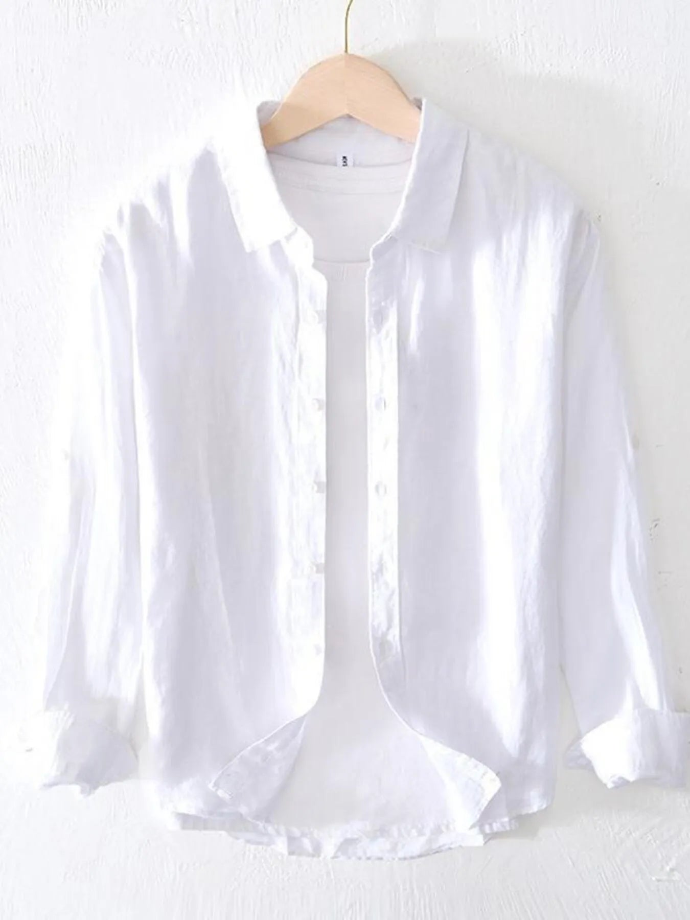 Men's Full Size Button Up Long Sleeve Shirt Plus Size - Farnelli