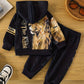 Children's Lion King Print Hoodie and Pants Set - Farnelli