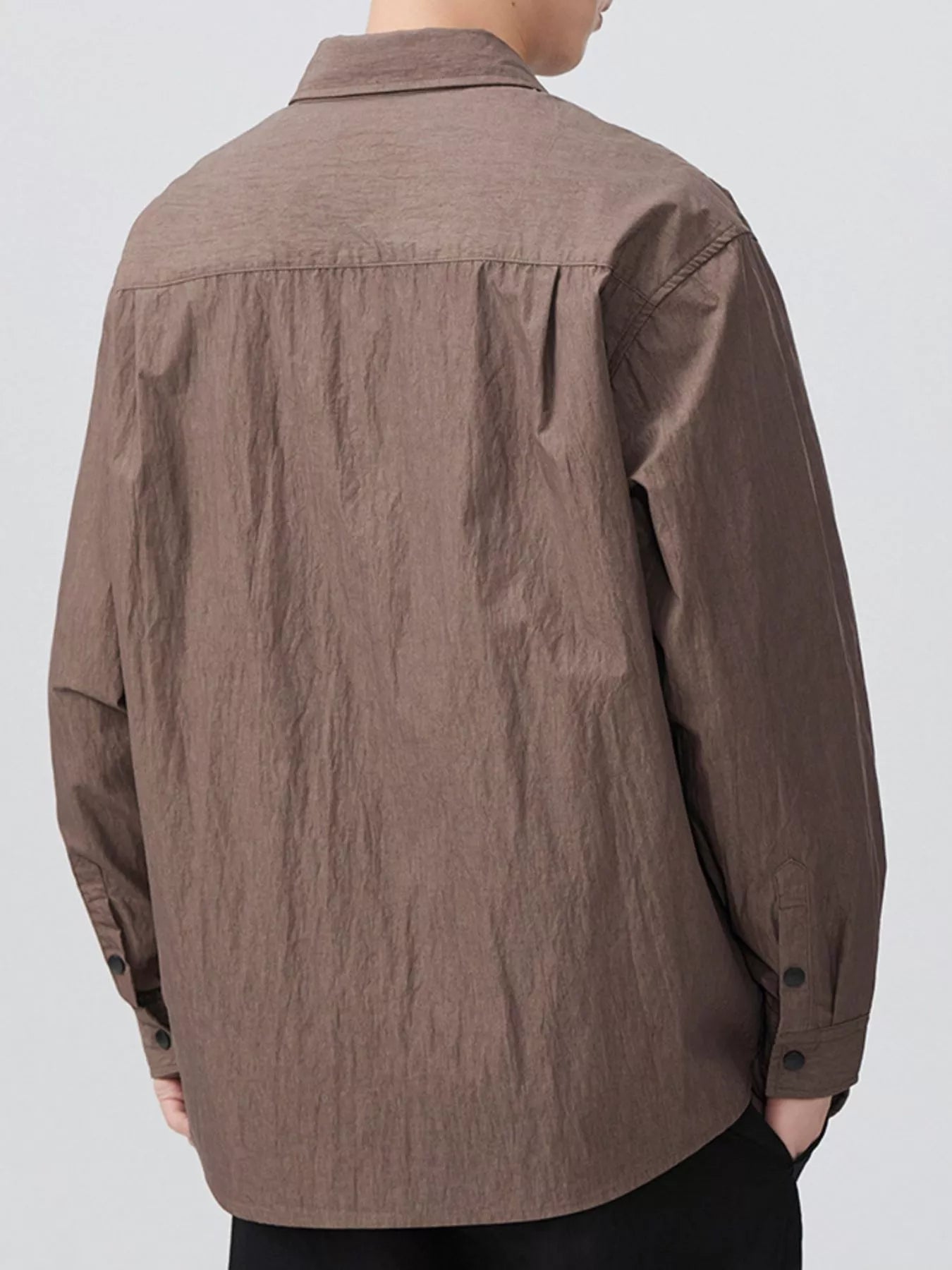 Men's Plus Size Button Up Long Sleeve Shirt - Farnelli