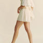 Davi & Dani Batwing Sleeve Waist Belt Romper - Farnelli