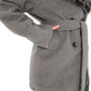 Genuine Silver Fox Lama Wool Coat