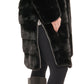 Faux Mink Effect Fur Hooded Coat