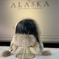 Genuine Silver Fox Fur Genuine Leather Hat