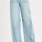 RISEN Full Size Mid Rise Fit Barrel Jeans Plus Size - Farnelli