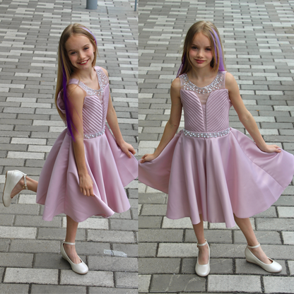 Blossoms Fairy Girls Formal Dress-5