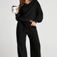 V-Neck Long Sleeve Top and Pants Active Set - Farnelli