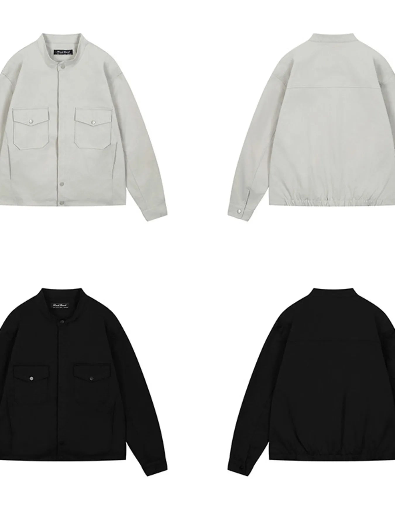 Men's Long Sleeve Jacket with Chest Pockets - Farnelli