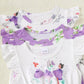 3-Piece Children's Printed Ruffle Sleeve Baby Dress - Farnelli