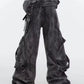 Men's Plus Size Wide Leg Cargo Jeans - Farnelli