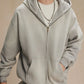 Men's Oversized Casual Zip-Up Hoodie - Farnelli