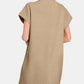Zenana Short Sleeve Sweater Mini Dress - Farnelli