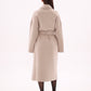 Toscana Leather Accent Cashmere Blend Overcoat