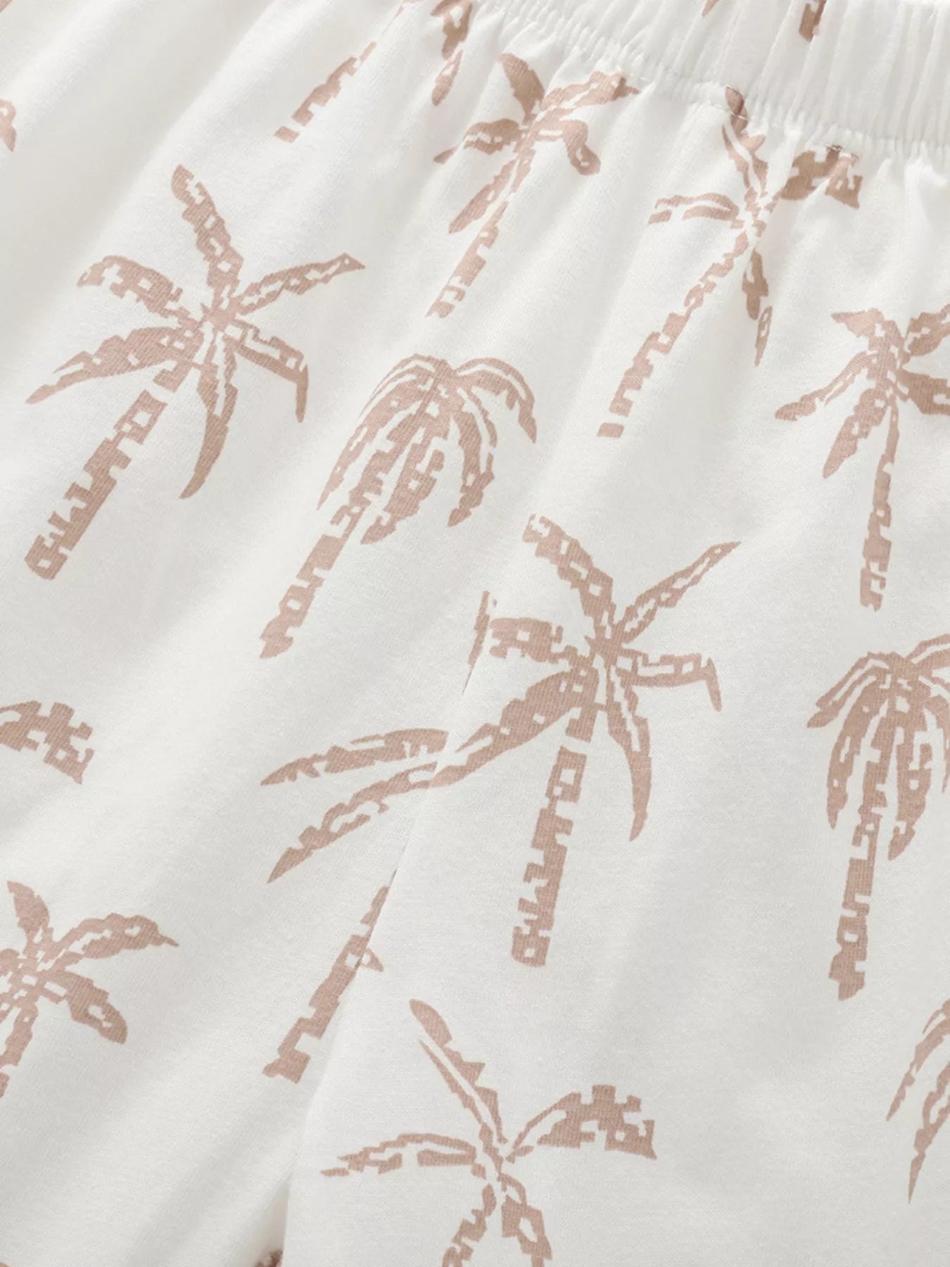 Children's Tropical Palm Print Tee and Shorts Set - Farnelli