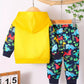 Children's Dinosaur Print Hoodie and Pants Set - Farnelli