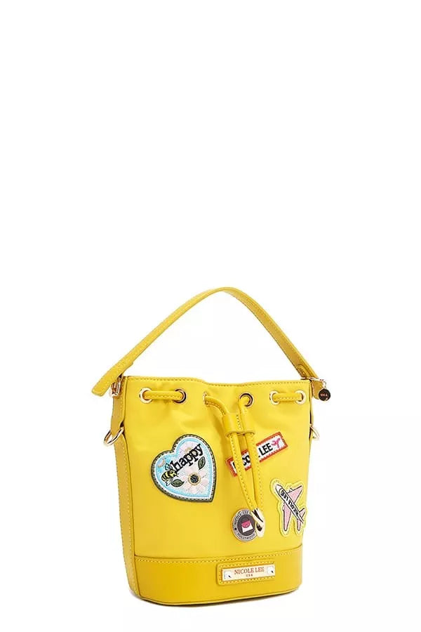 Nicole Lee USA Color Patch Bucket Bag - Farnelli