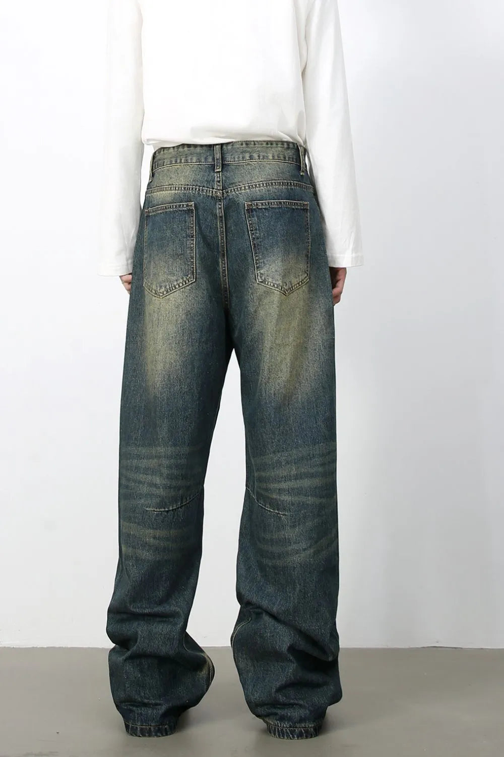 Men's Wide Leg Jeans - Farnelli