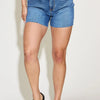 Judy Blue Full Size High Waist Slim Denim Shorts - Medium