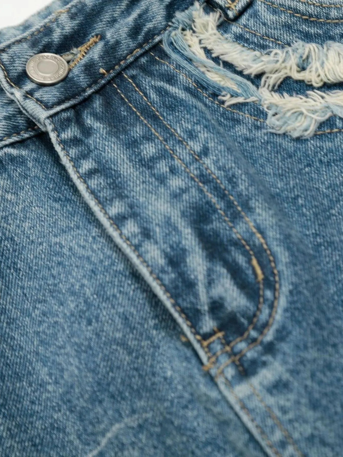 Men's Wide-Leg Vintage Wash Jeans - Farnelli
