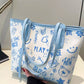 Graffiti Print Casual Tote Bag - Farnelli