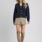Umgee Button-Front Knit Cardigan - Farnelli