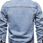 Men's Button Down Long Sleeve Denim Jacket - Farnelli