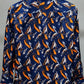 Men's Printed Button Up Long Sleeve Shirt - Farnelli