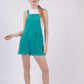 VERY J Sleeveless Double Gauze Overalls with Pockets - Farnelli