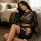 2748 Lace Daze Bodystocking Set-0