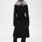 Saga®Furs Silver Fox Wool Alpaca Coat