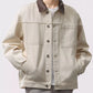 Men's Plus Size Two-Tone Collar Casual Jacket - Farnelli