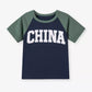 Children's Letter Raglan Sleeve T-Shirt - Farnelli