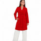 Lafayette Cashmere Blend Overcoat in Ruby